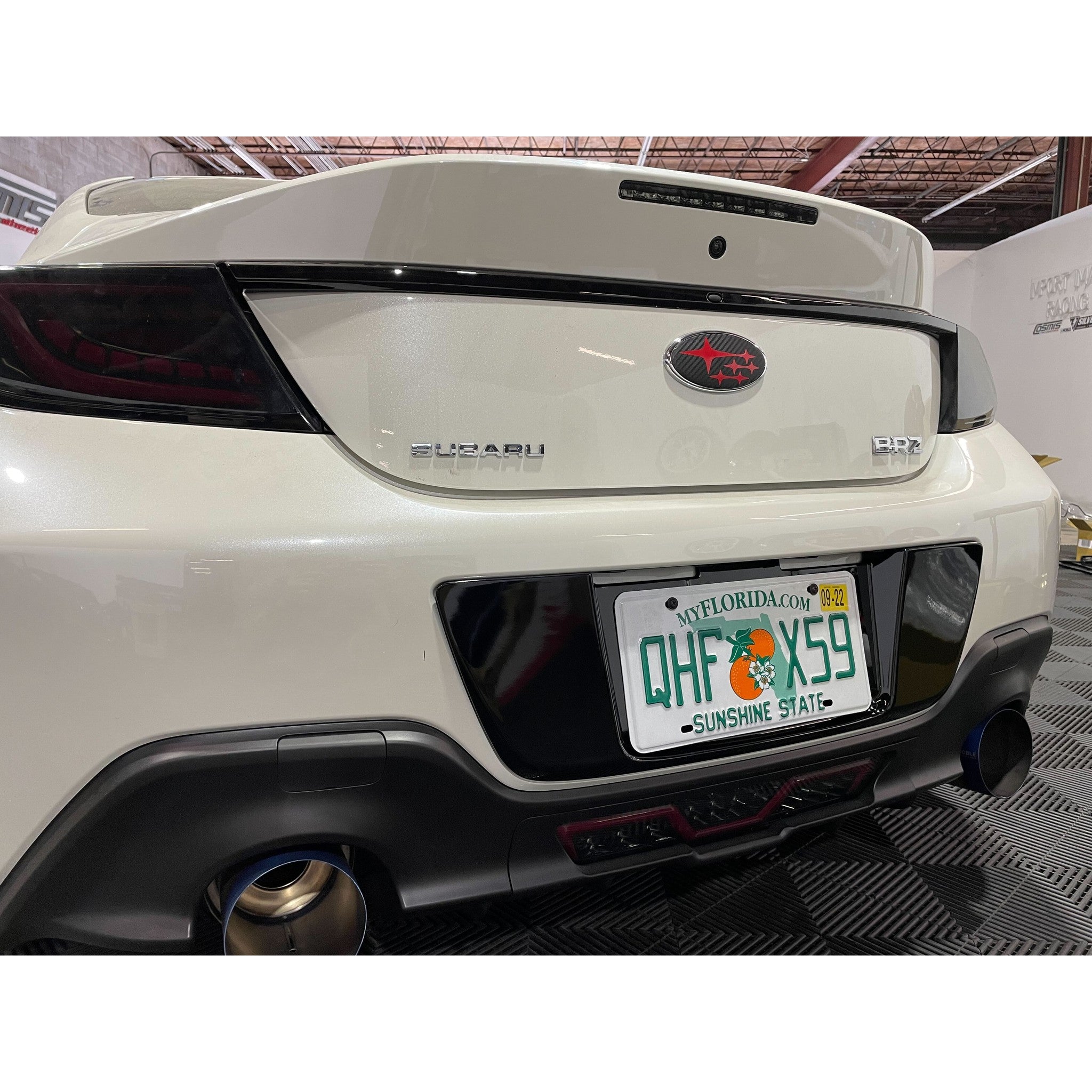 Noble Painted License Plate Frame / Panel Subaru BRZ / Toyota GR86 2022-2026