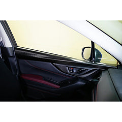 Noble Platinum Dry Carbon Inner Front Door Upper Trim (Pair) Subaru WRX 2022-2026
