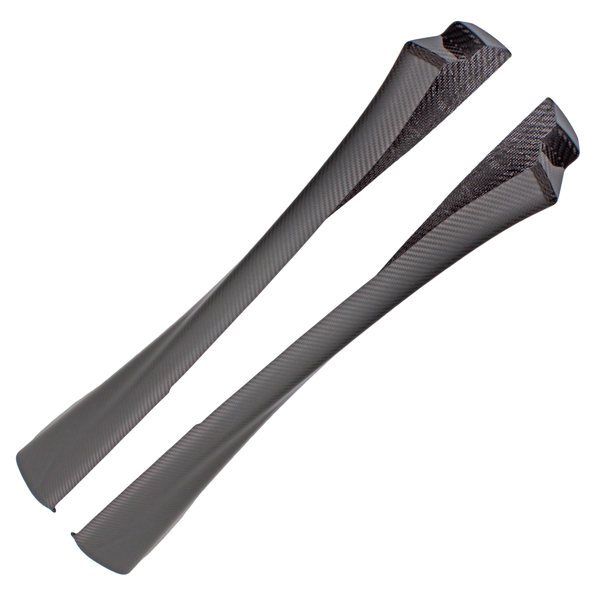 Noble Platinum Dry Carbon Inner Front Door Upper Trim (Pair) Subaru WRX 2022-2026