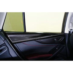 Noble Platinum Dry Carbon Inner Rear Door Upper Trim (Pair) Subaru WRX 2022-2026