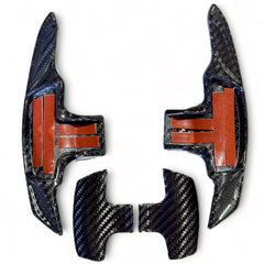 Noble Platinum Series Carbon Fiber CVT Transmission Paddle Shifter Cover Set - 2022-2026 WRX