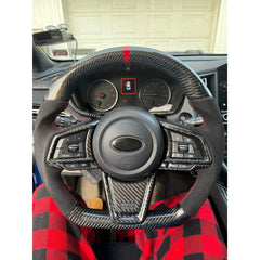 Noble Platinum Series Carbon Fiber CVT Transmission Paddle Shifter Cover Set - 2022-2026 WRX