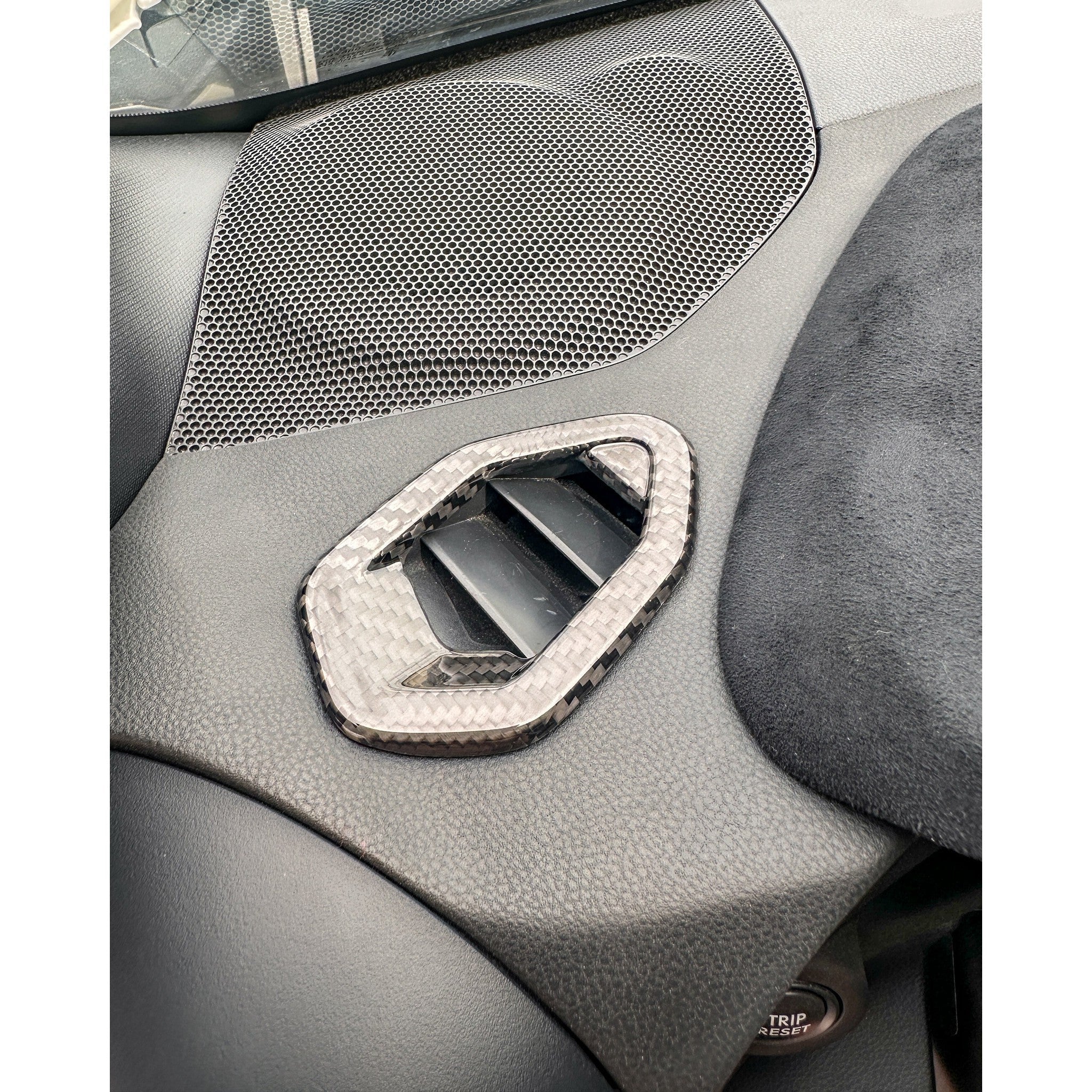 Noble Platinum Series Carbon Fiber Defroster Vent Covers Subaru BRZ 22-26 / Toyota GR86 2022-2026