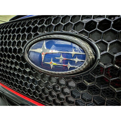 Noble Platinum Series Dry Carbon Front Emblem Frame Cover Subaru WRX 2022-2026