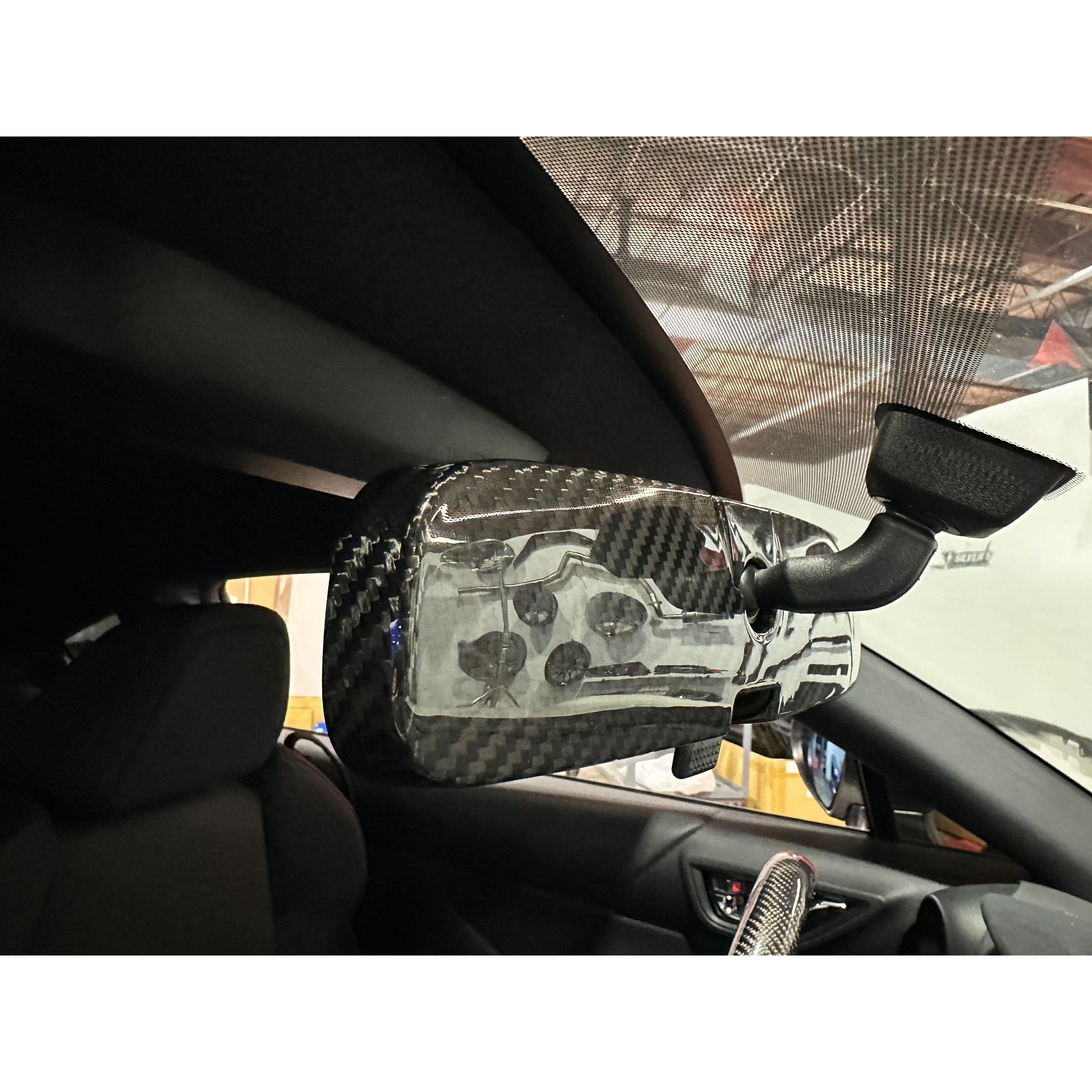 Noble Platinum Series Dry Carbon Manual Rearview Mirror Cover *Subaru BRZ / GR86 2022-2026