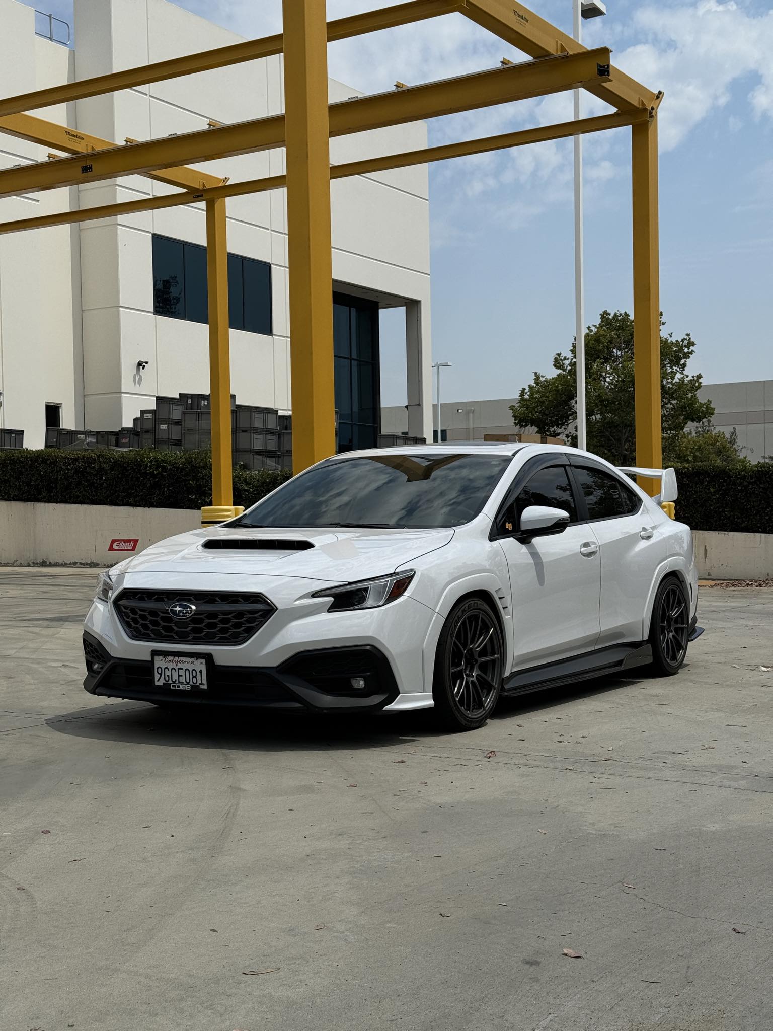 Noble RD2 Paint Matched Fender Flares (Ceramic White- M6Y) - 2022-2026 WRX