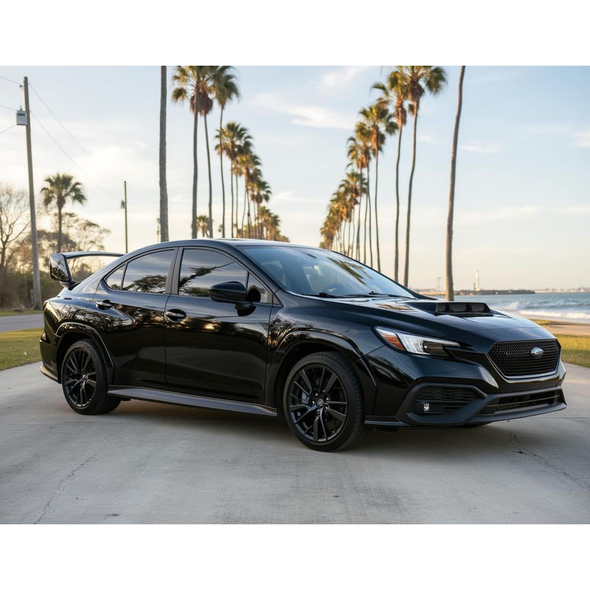 Noble RD2 Paint Matched Fender Flares (Crystal Black Silica - D4S) - 2022-2026 WRX