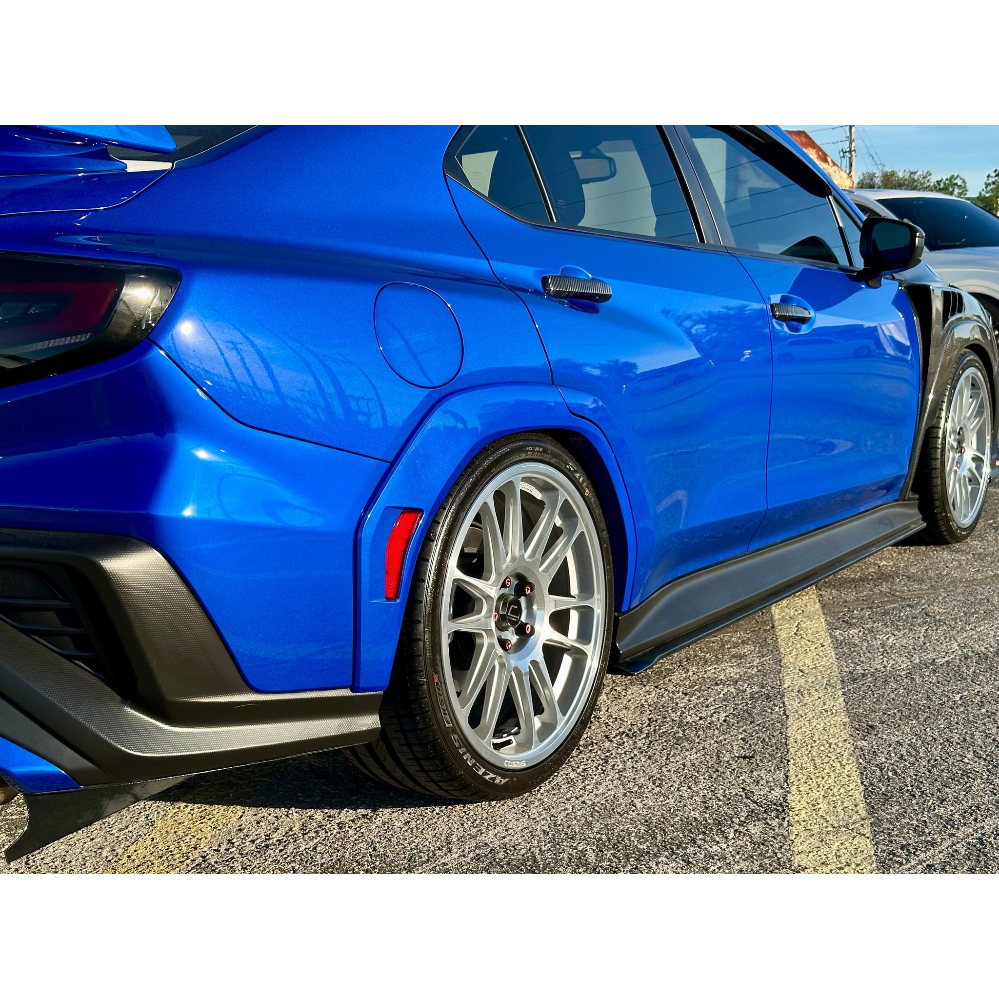 Noble RD2 Paint Matched Fender Flares (Ignition Red - DCK) - 2022-2026 WRX