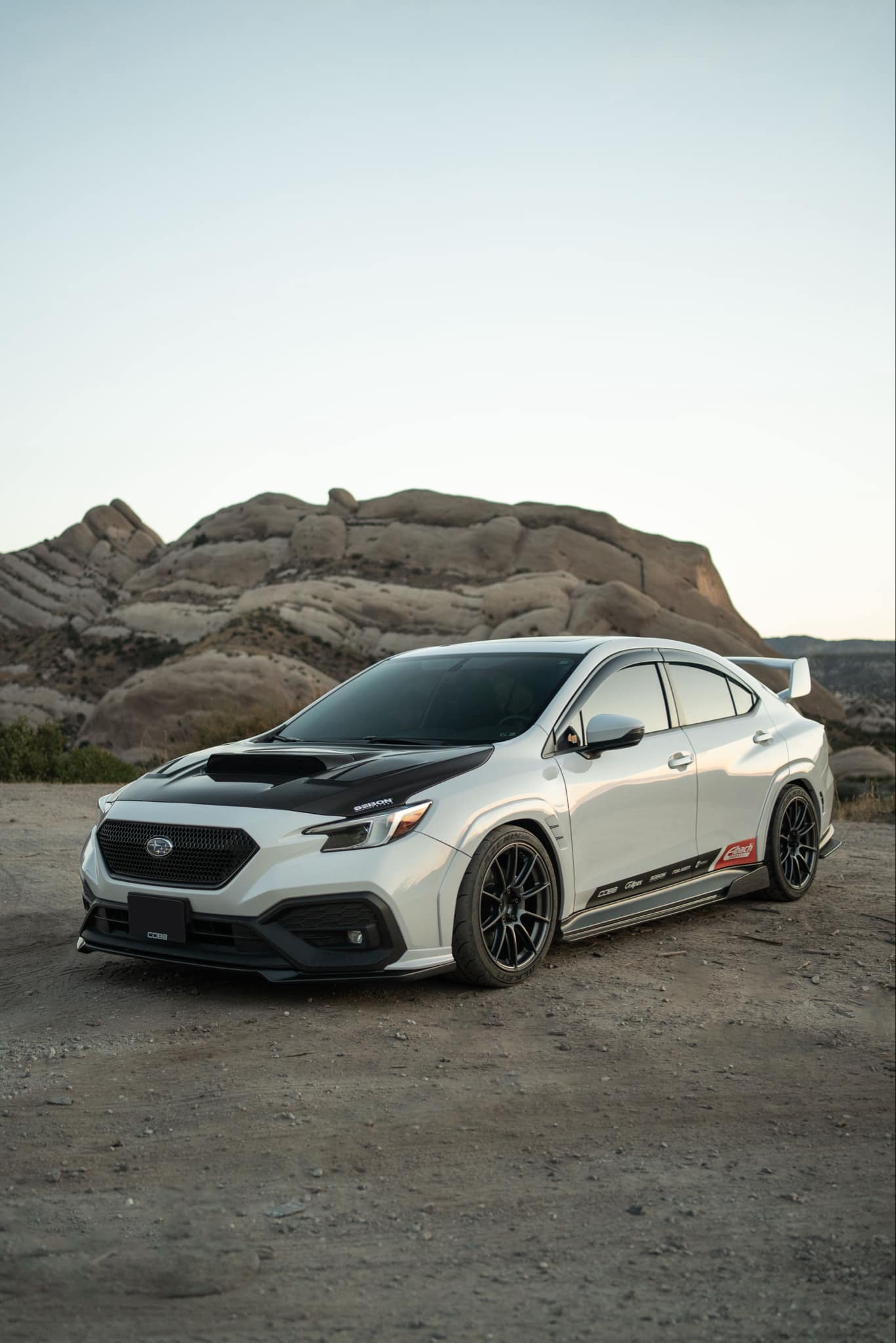 Noble RD2 Paint Matched Fender Flares (Magnetite Grey Metallic - P8Y) - 2022-2026 WRX