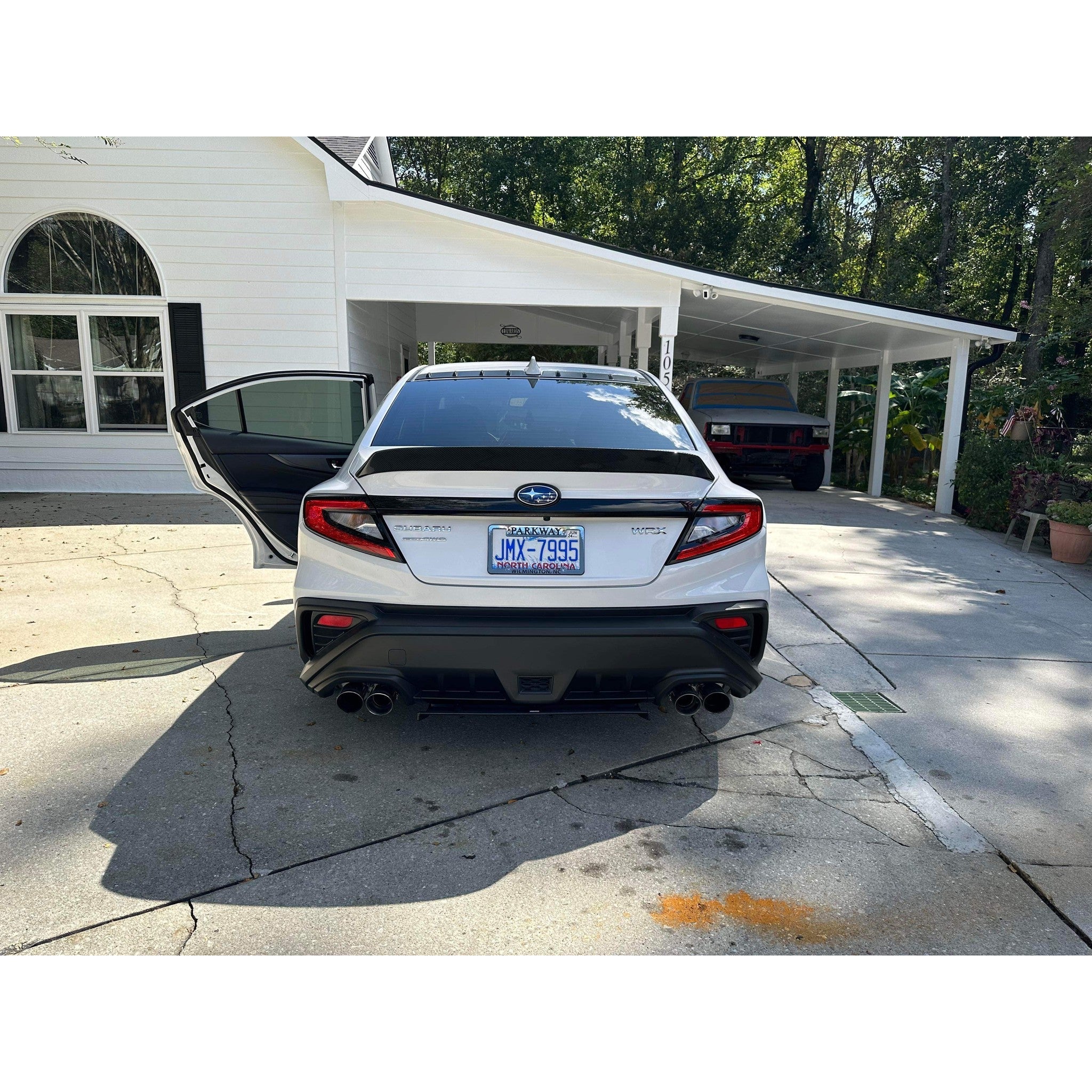 Noble RD2 Style Duckbill Rear Spoiler Carbon Fiber Subaru WRX 2022-2026