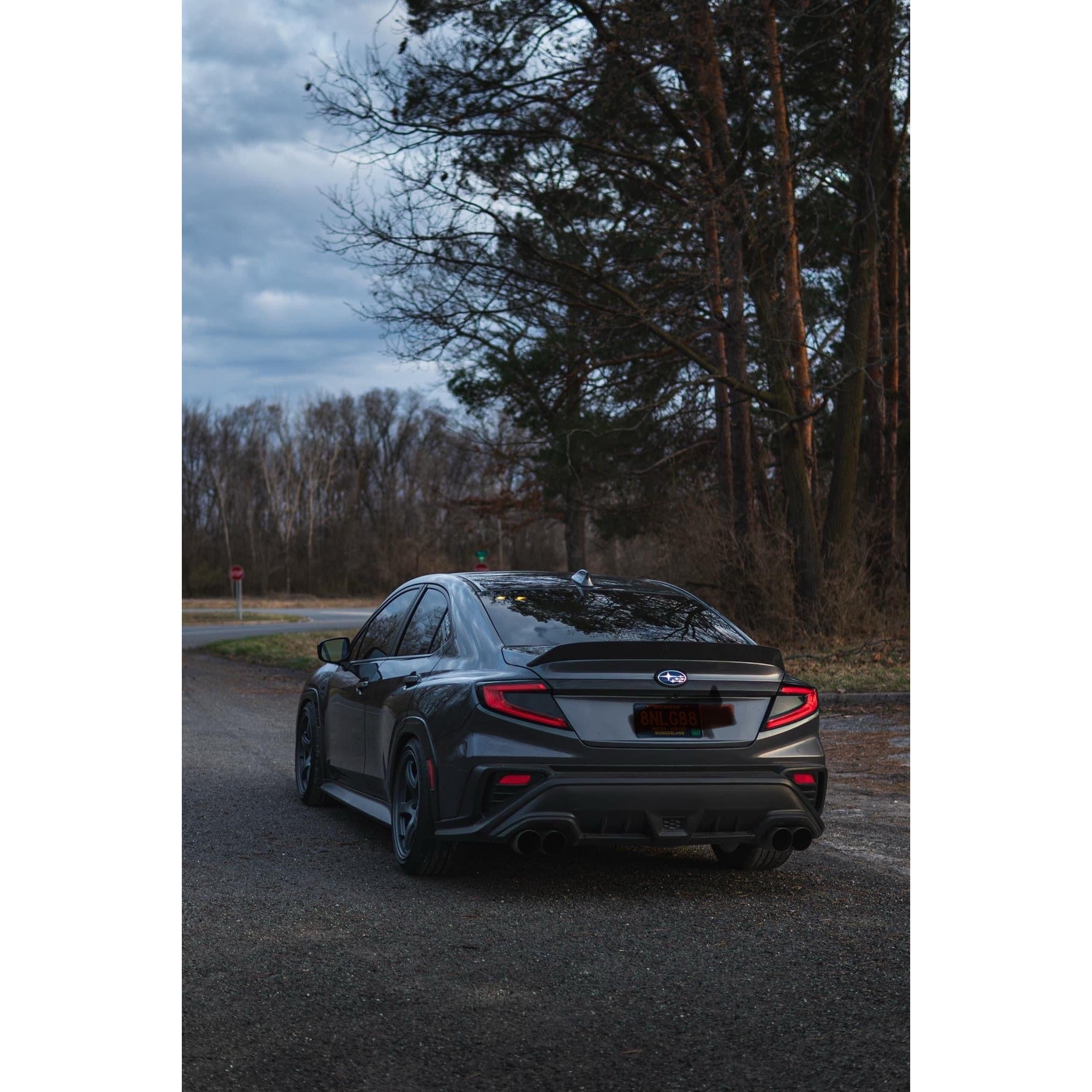 Noble RD2 Style Duckbill Rear Spoiler Paint Matched Subaru WRX 2022-2026