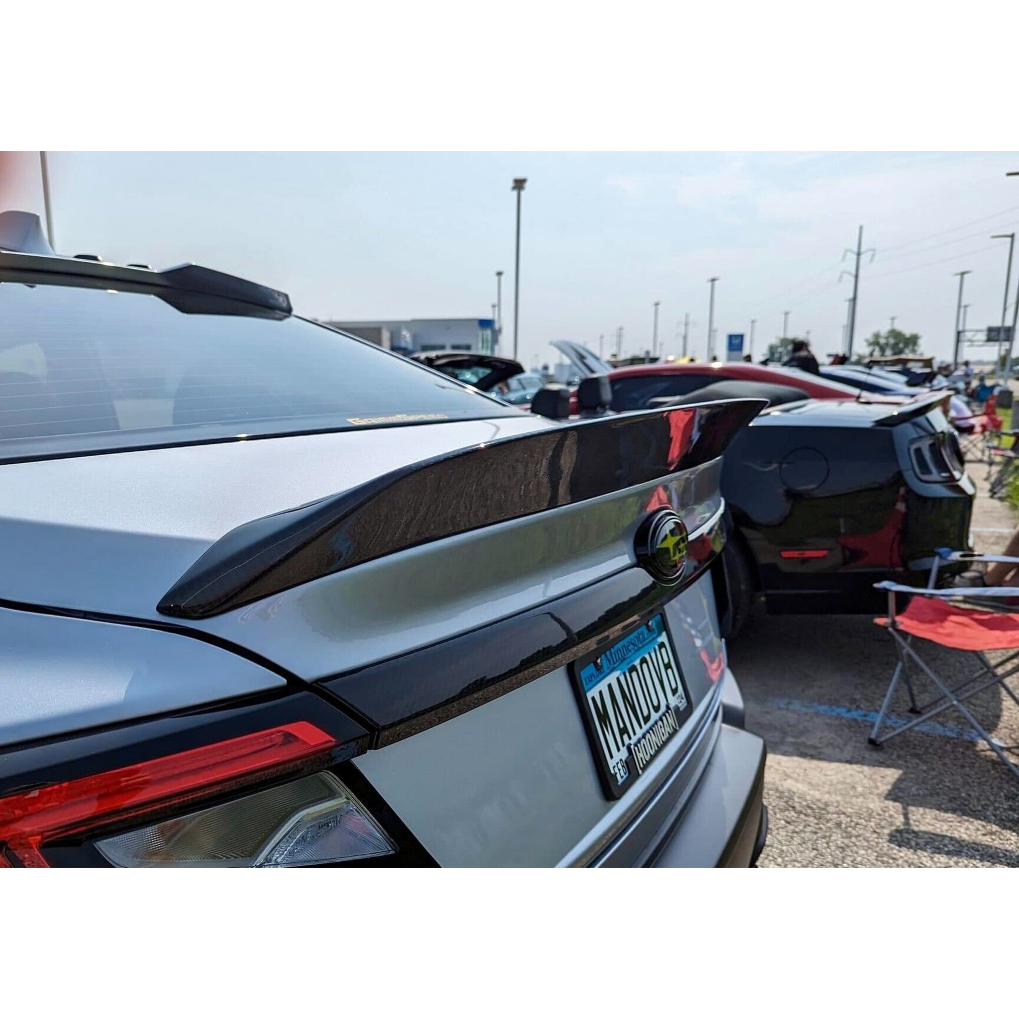 Noble RD2 Style Duckbill Rear Spoiler Paint Matched Subaru WRX 2022-2026