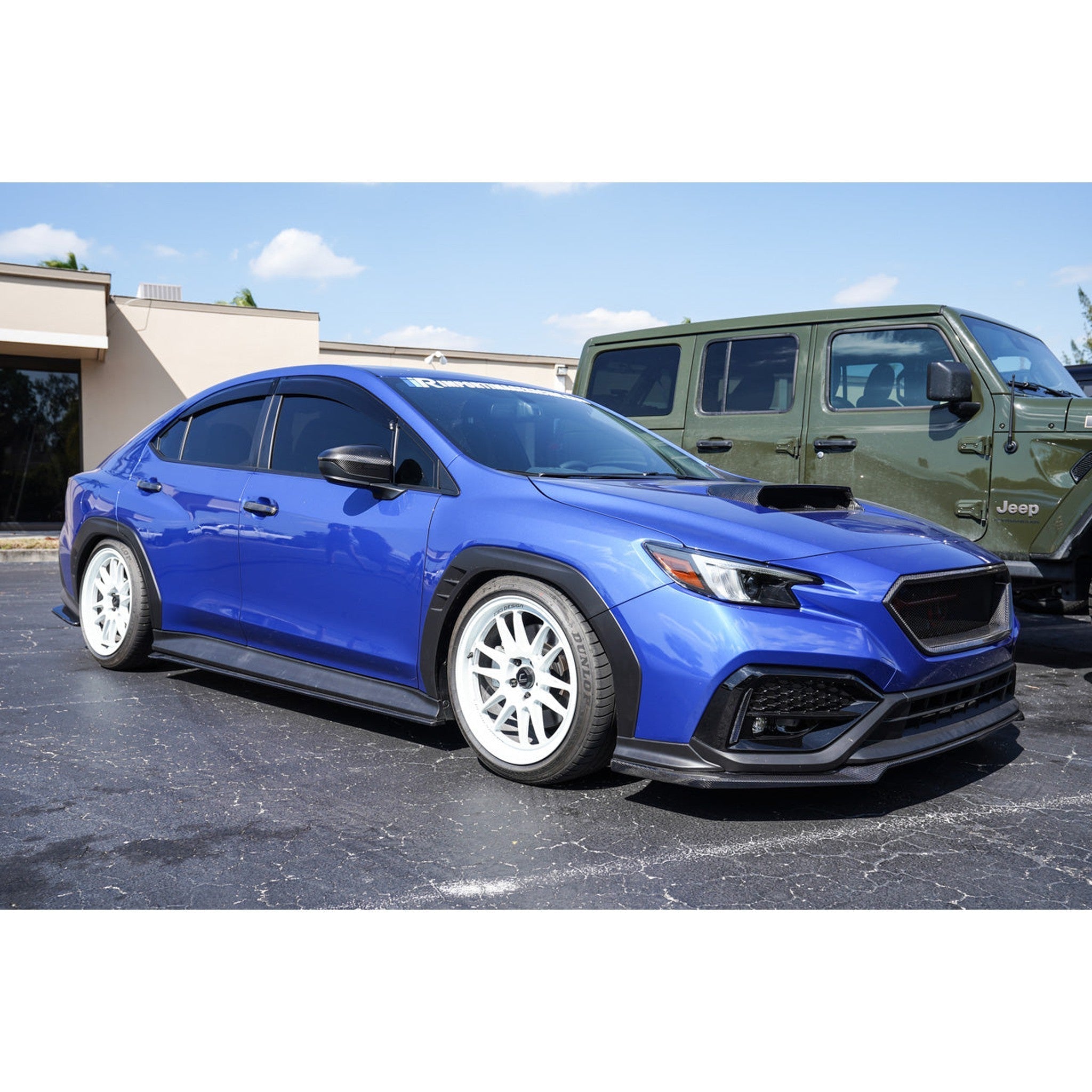Noble STI Style Carbon Fiber Side Skirts Subaru WRX 2022-2026
