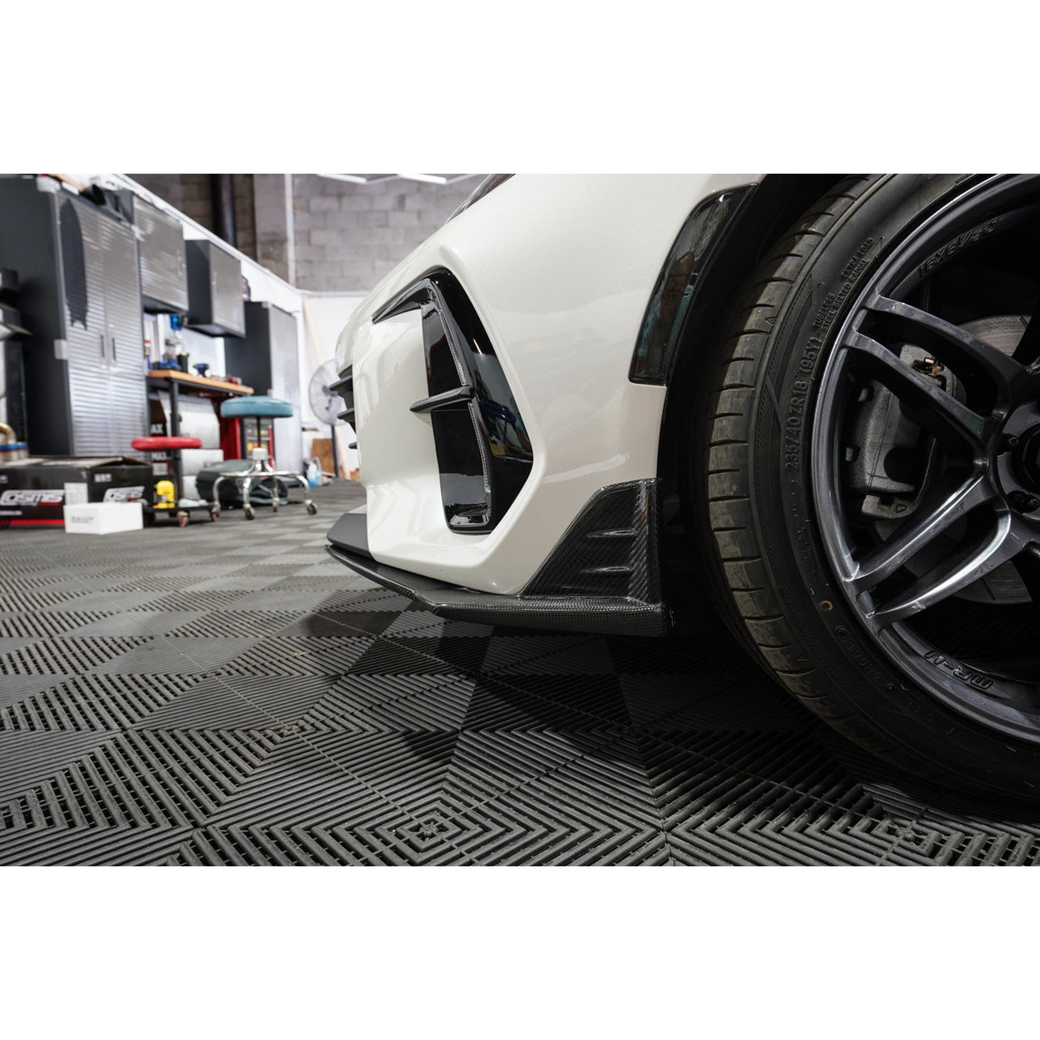 Noble STI Style Front Lip Carbon Fiber Subaru BRZ 2022-2026 | 22BRZ.ST.FL.CF