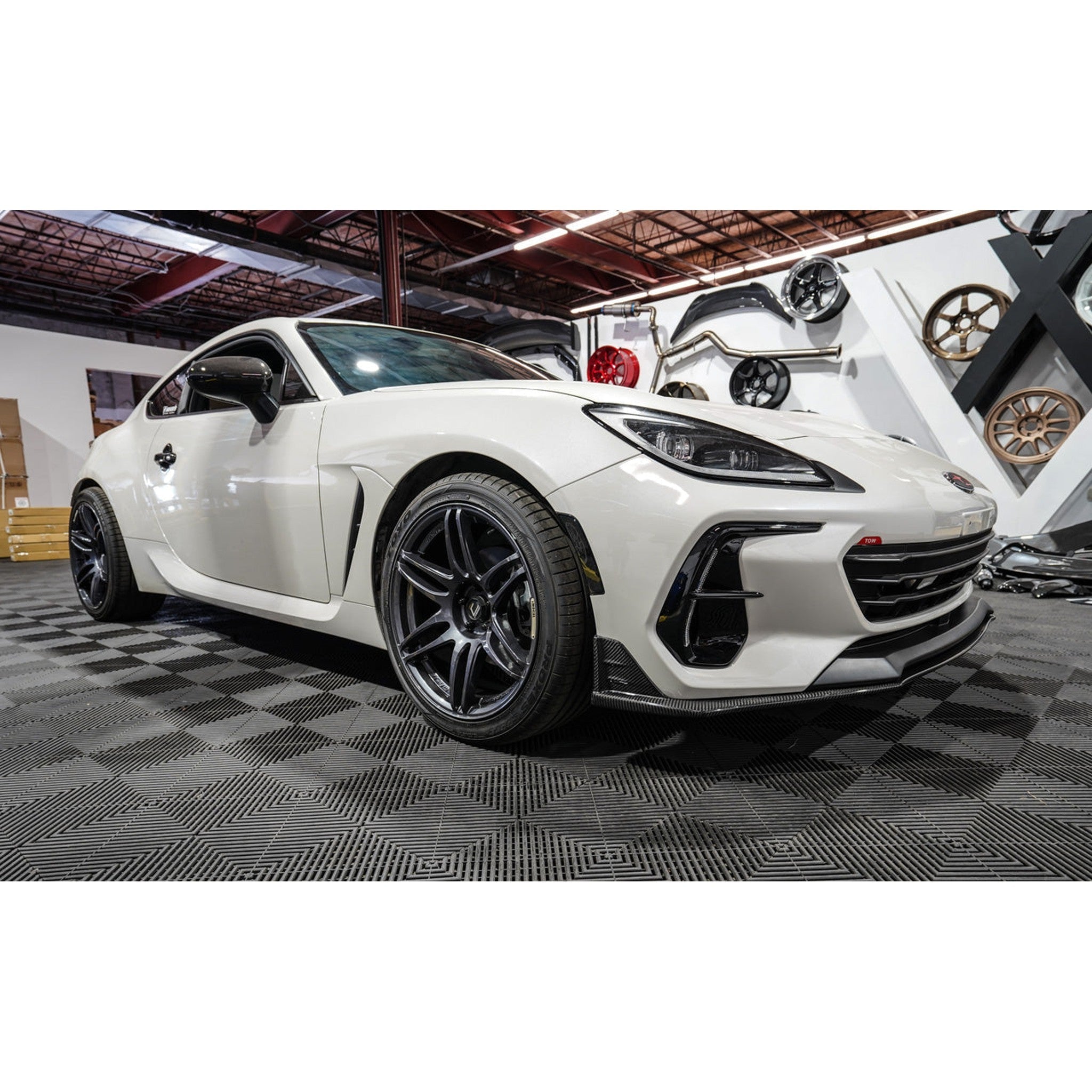 Noble STI Style Front Lip Carbon Fiber Subaru BRZ 2022-2026 | 22BRZ.ST.FL.CF