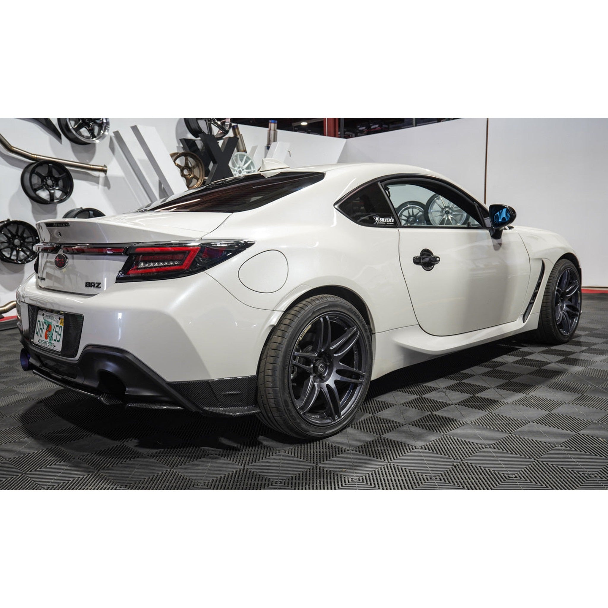 Noble STI Style Rear Bumper Spoilers Carbon Fiber Subaru BRZ / Toyota GR86 2022-2026 | 22BRZ.ST.RS.CF