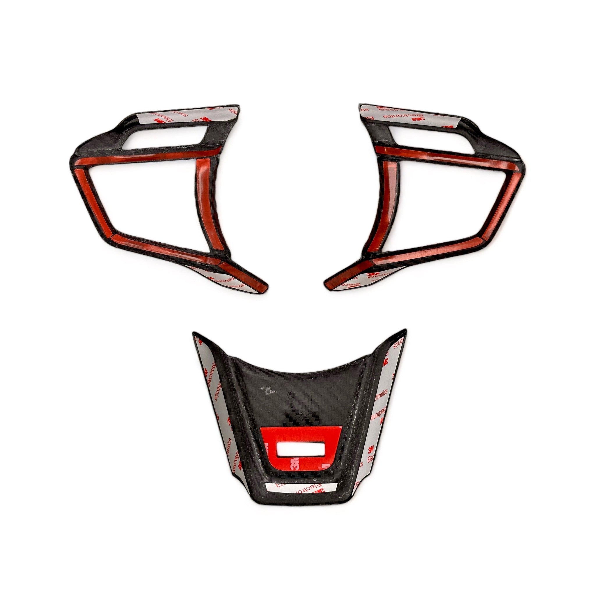 Noble Steering Wheel Carbon Fiber Spoke Cover Set (Automatic Trans) - 2022-2026 WRX
