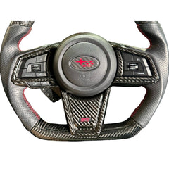 Noble Steering Wheel Carbon Fiber Spoke Cover Set (Manual Trans) - 2022-2026 WRX