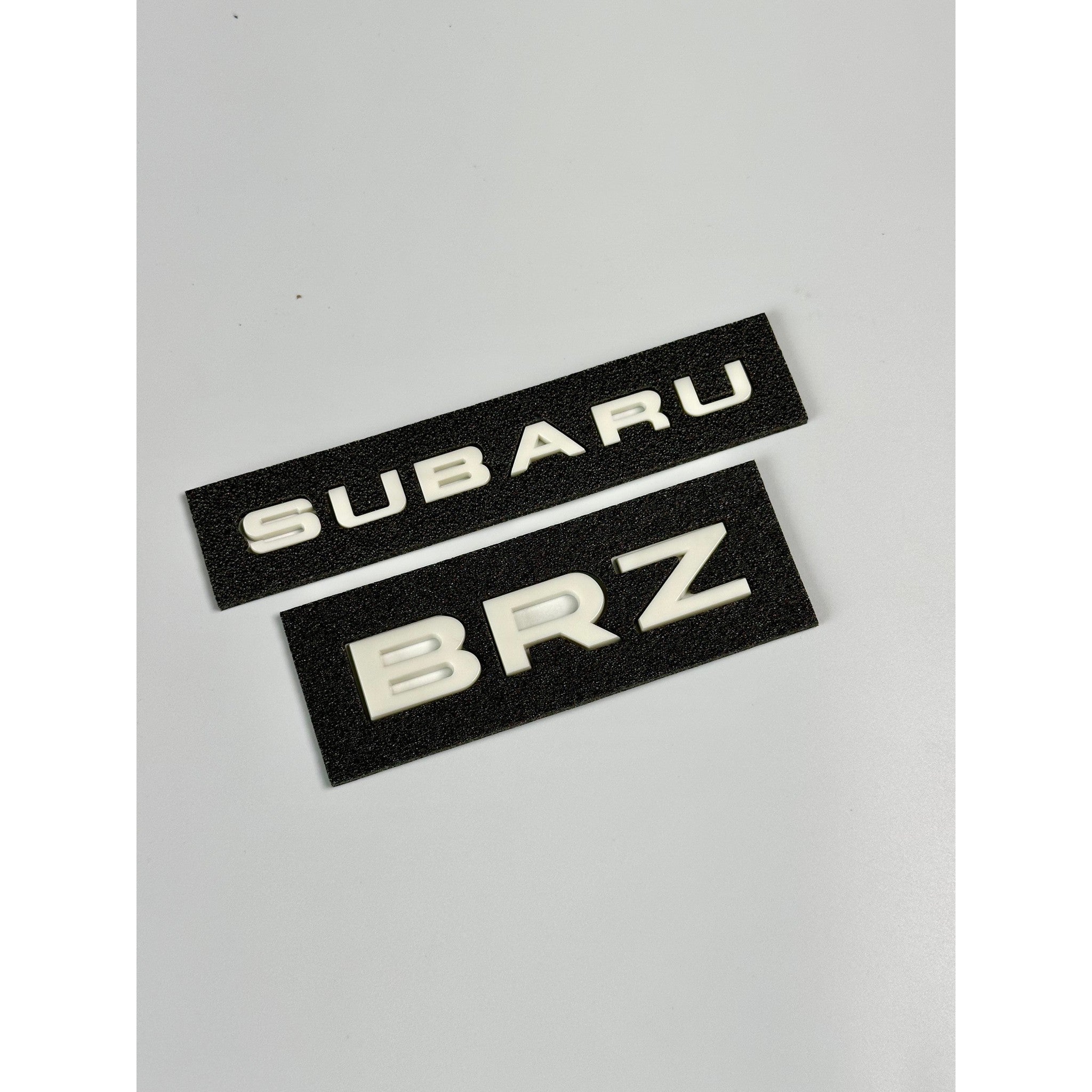 Noble "Subaru" / "BRZ" Trunk Emblem Set for Subaru BRZ 2013-2026
