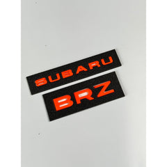 Noble "Subaru" / "BRZ" Trunk Emblem Set for Subaru BRZ 2013-2026