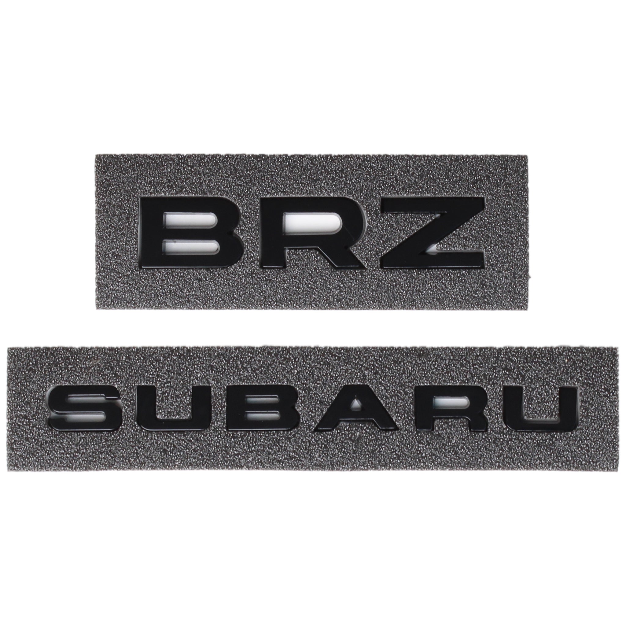 Noble "Subaru" / "BRZ" Trunk Emblem Set for Subaru BRZ 2013-2026