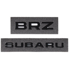 Noble "Subaru" / "BRZ" Trunk Emblem Set for Subaru BRZ 2013-2026