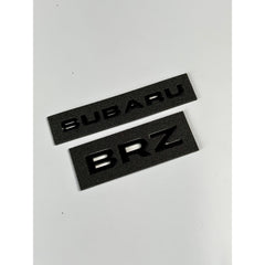 Noble "Subaru" / "BRZ" Trunk Emblem Set for Subaru BRZ 2013-2026