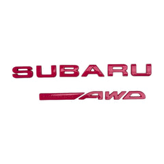 Noble "Symmetrical AWD" Trunk Emblem for Subaru WRX 2015-2026