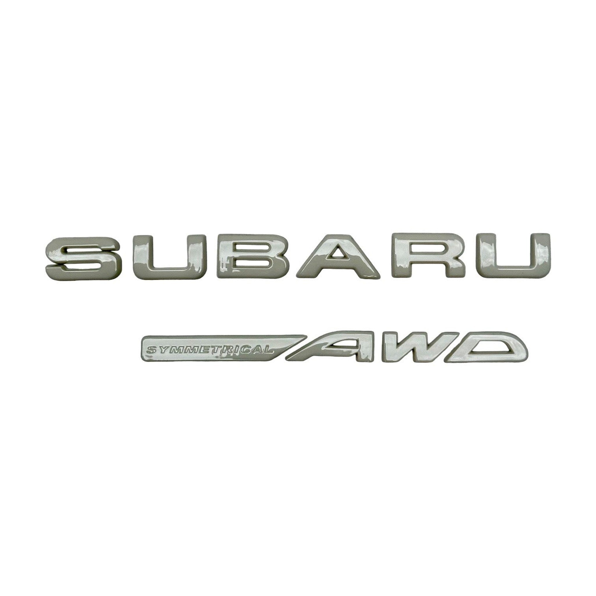 Noble "Symmetrical AWD" Trunk Emblem for Subaru WRX 2015-2026