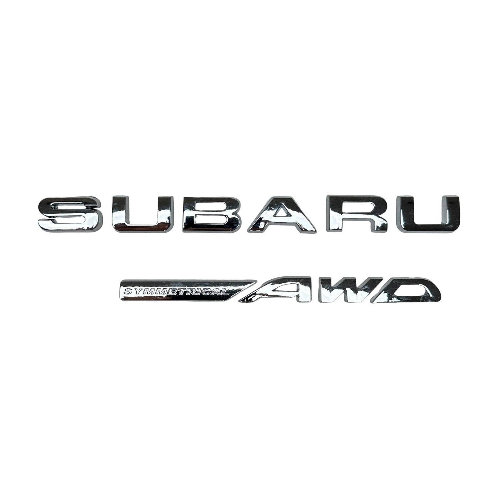 Noble "Symmetrical AWD" Trunk Emblem for Subaru WRX 2015-2026