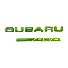Noble "Symmetrical AWD" Trunk Emblem for Subaru WRX 2015-2026