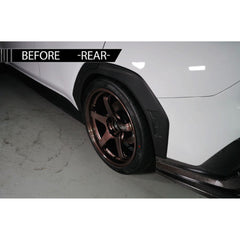 Noble Type Alpha Dry Carbon Fiber Wide Fender Cover Kit Subaru WRX 2022-2026 Axis made