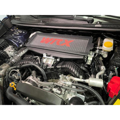 Clearance/OPEN BOX Noble VB Black Top Mount OE Intercooler Guard with Red WRX Subaru WRX 2022-2025