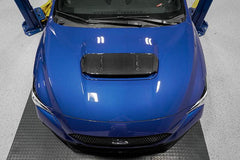 OLM A1 Style Carbon Fiber Hood Scoop Overlay Subaru WRX 2022-2026 | B.47012.1