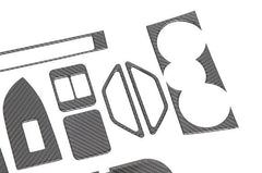 OLM Carbon Fiber Interior Dress Up Kit (12pc) Premium RHD 13-16 Scion FR-S / 13-20 Subaru BRZ / 17-20 Toyota 86 | A.70184.1