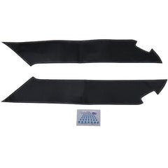 OLM Carbon Look Kick Guard Protection Set with Silver Stitching FR-S 13-16 / BRZ 13-20 / 17-20 Toyota 86 | A.70056.2