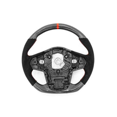 OLM Carbon Pro Steering Wheel Carbon + Alcantara + Red Stripe Supra 2020-2026 | A.70223.1