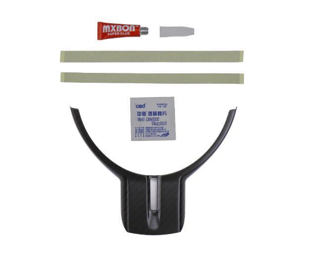 OLM Dry Carbon Fiber Steering Wheel Trim Cover Matte Carbon Fiber 13-16 Scion FR-S / 13-20 Subaru BRZ / 17-20 Toyota 86 | STR-FT86-MDCF