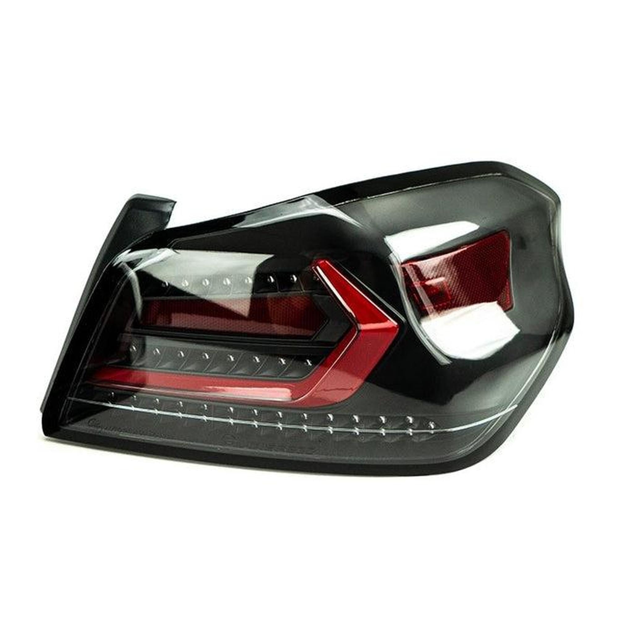 OLM Evolution Taillight Right Side Only Clear Lens/Black Base/Red Bar WRX / STI 2015-2021 | A.70032.1-CBR-R