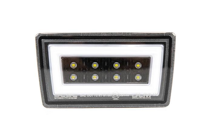 OLM F1 NB R V2 Clear Lens Goss Black Base White Bar WRX / STI Sedan 2011-2014 | A.70219.5