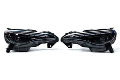 OLM Gamma Series RGB Headlights w Honeycomb Demon Eye 13-16 Scion FR-S / 13-20 Subaru BRZ / 17-20 Toyota 86 | E.49006.1