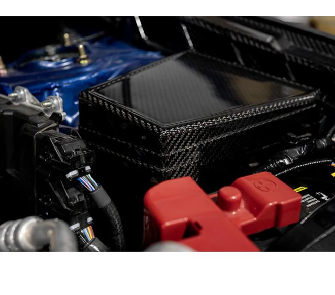 OLM LE Carbon Fiber Fuse Box Cover Subaru WRX 2022-2026 | A.70270.1