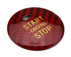 OLM LE Carbon Fiber Push to Start Cover Red WRX / STI 2015-2021 | A.70097.2