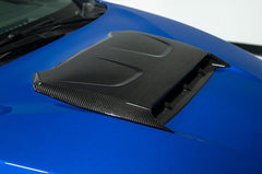 OLM LE Oversize Carbon Fiber Hood Scoop Cover Subaru WRX 2022-2026 | B.47019.1