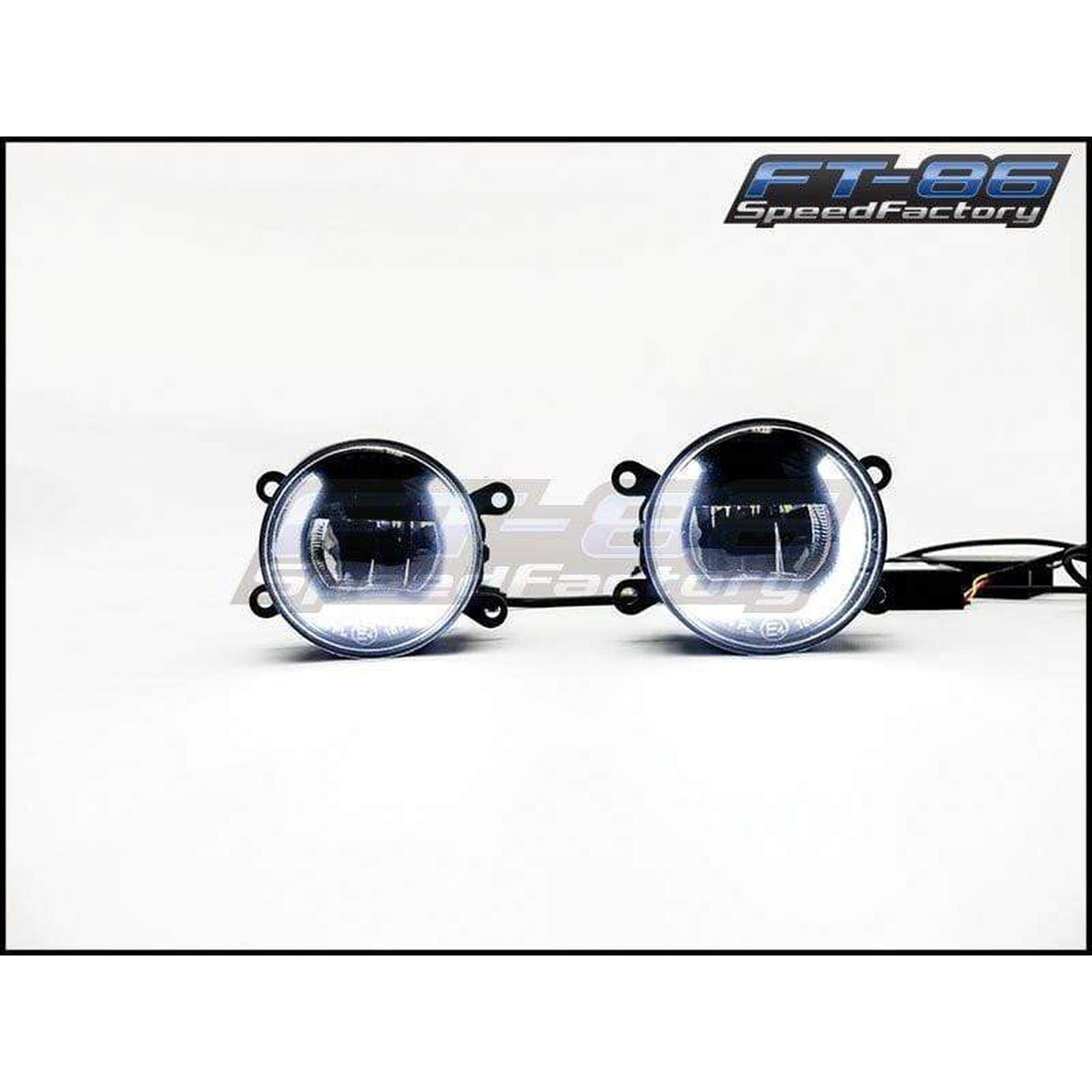 OLM LED / Corona Ring DRL Fog Light Housings Subaru WRX / STI 2015-2021