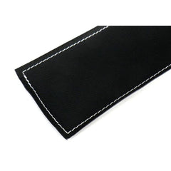 OLM Leather Look Door Sill Kick Guard with Silver Stitching Toyota Supra 2022-2024 | A.70130.2