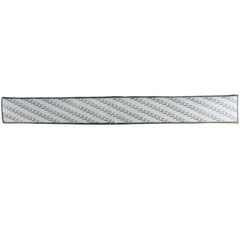 OLM Leather Look Door Sill Kick Guard with Silver Stitching Toyota Supra 2022-2024 | A.70130.2