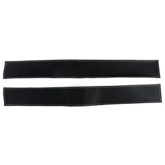 OLM Leather Look Door Sill Kick Guard with Silver Stitching Toyota Supra 2022-2024 | A.70130.2
