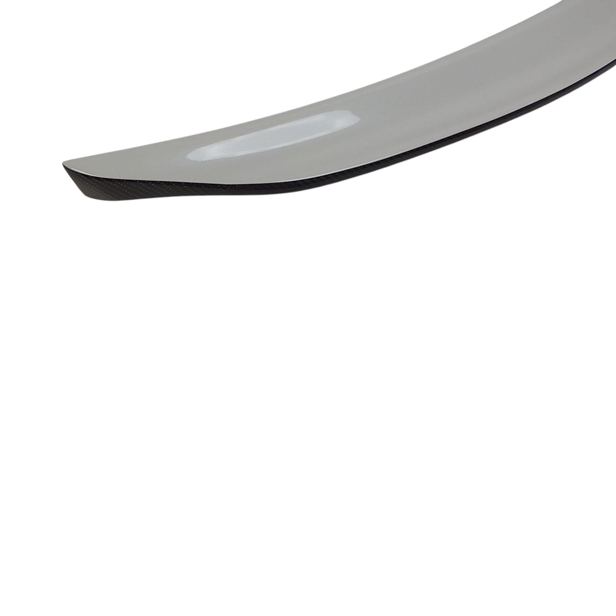 OLM Paint Matched Duckbill Spoiler w/ Carbon Fiber Center Line Crystal White Pearl WRX / STI 2015-2021 | A.70188.1-K1X