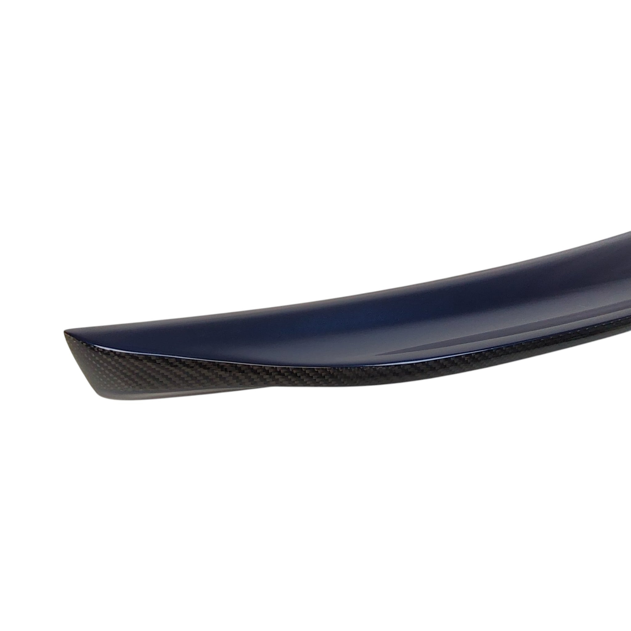 OLM Paint Matched Duckbill Spoiler w Carbon Fiber Center Line Lapis Blue WRX / STI 2015-2021 | A.70188.1-K3X